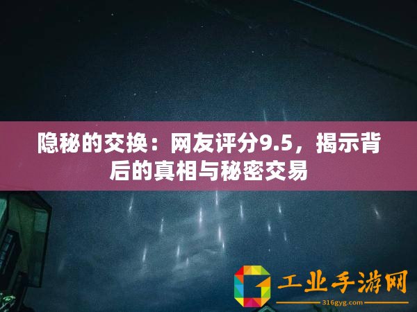 隱秘的交換：網友評分9.5，揭示背后的真相與秘密交易