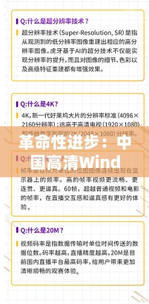 革命性進(jìn)步：中國高清Windows視頻軟件門檻大幅降低