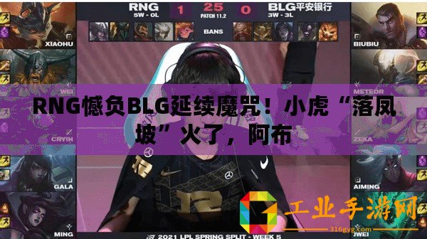RNG憾負(fù)BLG延續(xù)魔咒！小虎“落鳳坡”火了，阿布