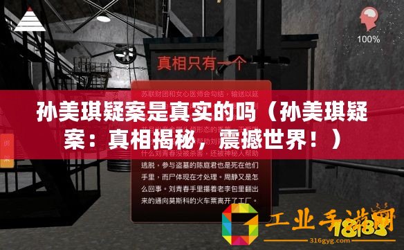 孫美琪疑案是真實的嗎（孫美琪疑案：真相揭秘，震撼世界！）