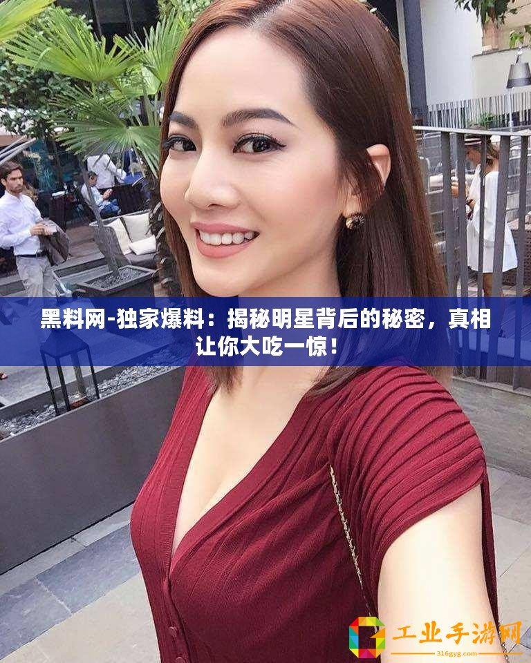 黑料網-獨家爆料：揭秘明星背后的秘密，真相讓你大吃一驚！