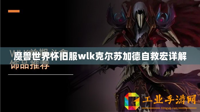 魔獸世界懷舊服wlk克爾蘇加德自救宏詳解