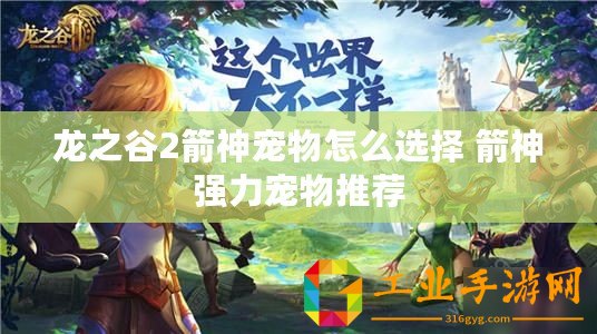 龍之谷2箭神寵物怎么選擇 箭神強力寵物推薦