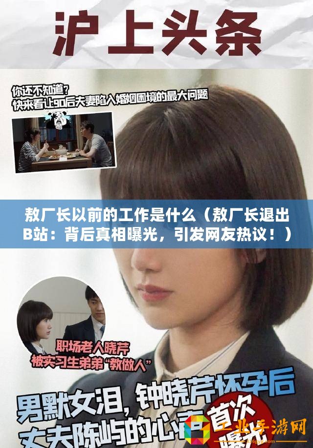 敖廠長以前的工作是什么（敖廠長退出B站：背后真相曝光，引發(fā)網(wǎng)友熱議！）